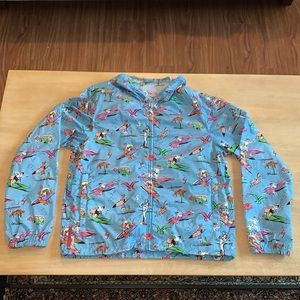 Men’s Prada Surf Print Windbreaker - Men’s L - Authentic Spring 2012